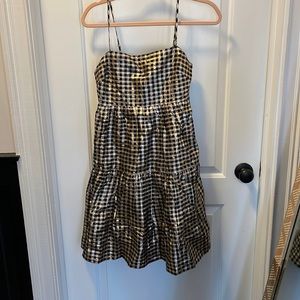 Black and gold/champagne dress